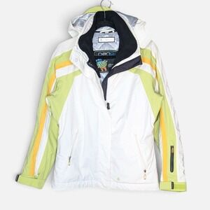 Volkl Technical Ski Snow Jacket Nano Tech 4-Way Stretch Quilted Lined US 6